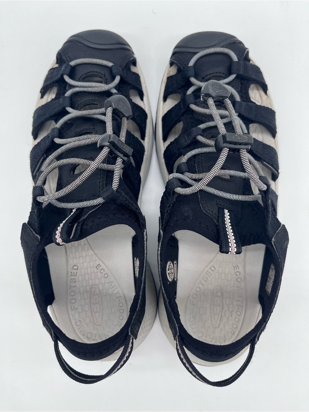 KEEN Astoria West Sandals Women’s 8 Black Grey Water Shoes Trail Hiking 1023594 - Picture 5 of 7